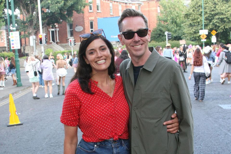 Dr Clare Kambamettu and Ryan Tubridy. Photo: Mark Doyle